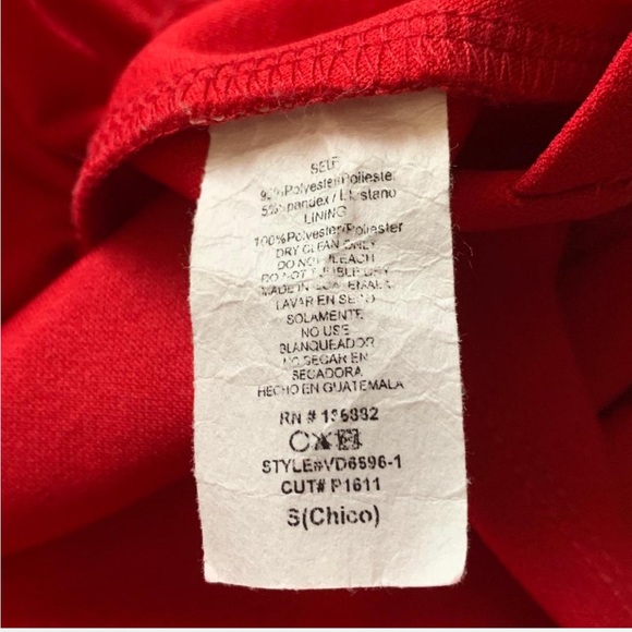 Windsor Red Adjustable Ruched Mini Dress size Small! - Picture 5 of 5